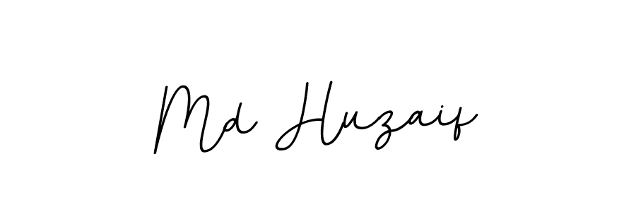 Design your own signature with our free online signature maker. With this signature software, you can create a handwritten (BallpointsItalic-DORy9) signature for name Md Huzaif. Md Huzaif signature style 11 images and pictures png