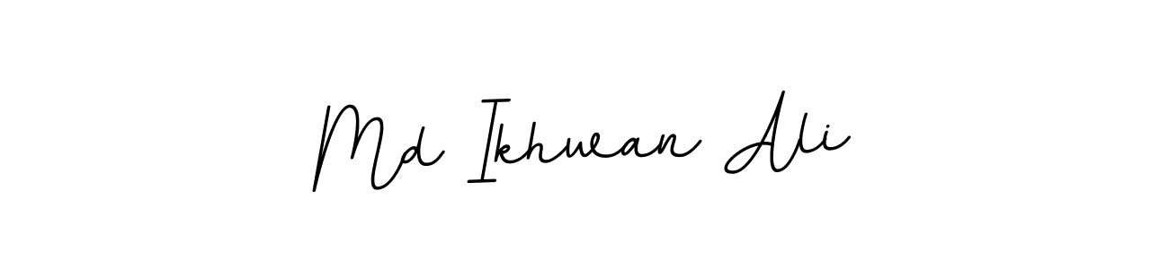 This is the best signature style for the Md Ikhwan Ali name. Also you like these signature font (BallpointsItalic-DORy9). Mix name signature. Md Ikhwan Ali signature style 11 images and pictures png