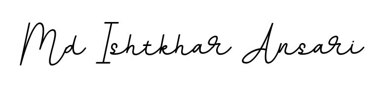 See photos of Md Ishtkhar Ansari official signature. Check more albums & portfolios. Read reviews & check more about BallpointsItalic-DORy9 font. Md Ishtkhar Ansari signature style 11 images and pictures png