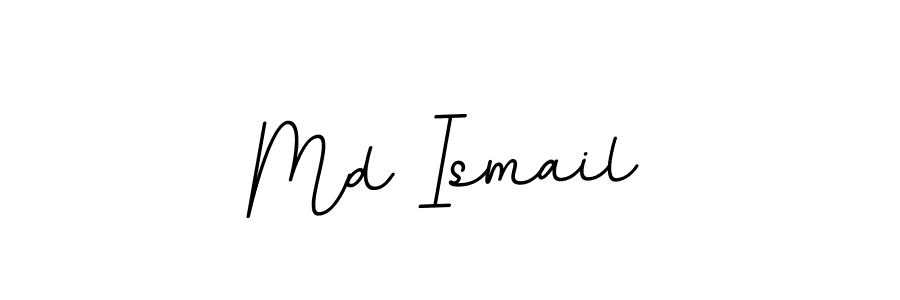 Make a beautiful signature design for name Md Ismail. With this signature (BallpointsItalic-DORy9) style, you can create a handwritten signature for free. Md Ismail signature style 11 images and pictures png