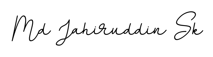 Create your official email sign-off with Md Jahiruddin Sk name in BallpointsItalic-DORy9 style. Crisp, clean, and perfectly legible across all screens. Md Jahiruddin Sk signature style 11 images and pictures png