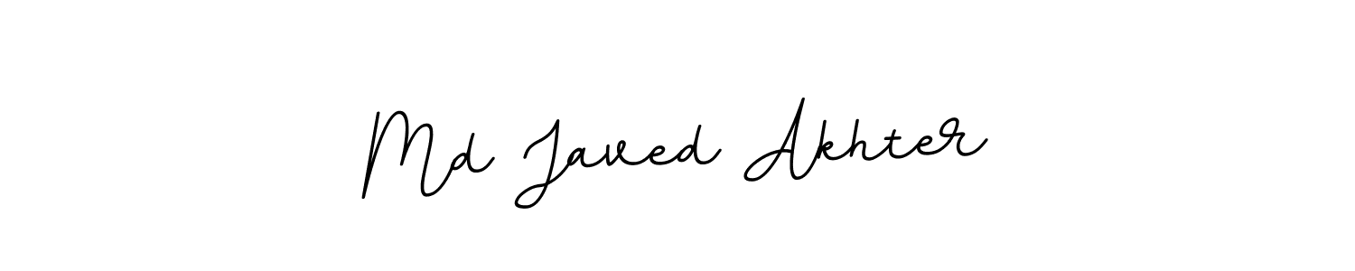 Use a signature maker to create a handwritten signature online. With this signature software, you can design (BallpointsItalic-DORy9) your own signature for name Md Javed Akhter. Md Javed Akhter signature style 11 images and pictures png