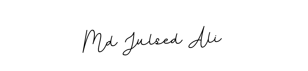 Use a signature maker to create a handwritten signature online. With this signature software, you can design (BallpointsItalic-DORy9) your own signature for name Md Julsed Ali. Md Julsed Ali signature style 11 images and pictures png