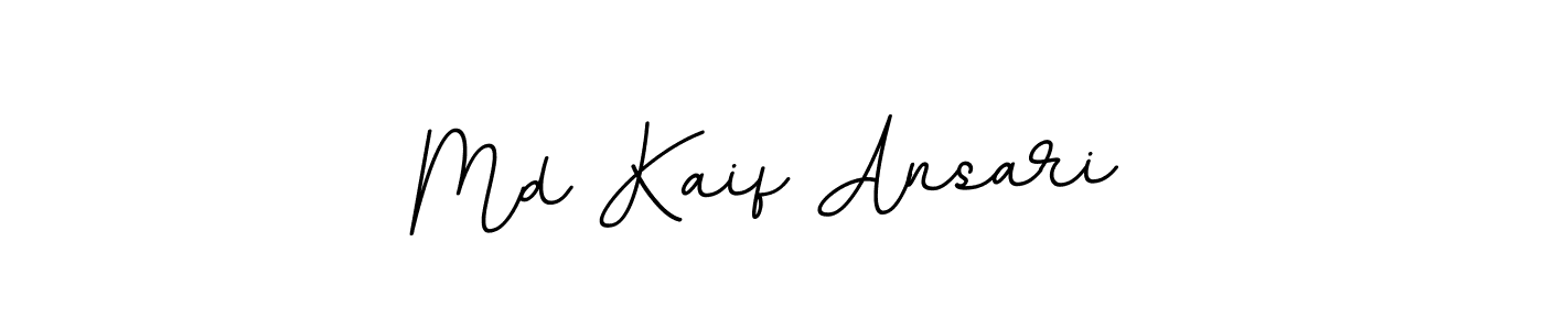 How to make Md Kaif Ansari name signature. Use BallpointsItalic-DORy9 style for creating short signs online. This is the latest handwritten sign. Md Kaif Ansari signature style 11 images and pictures png