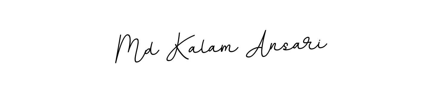 Design your own signature with our free online signature maker. With this signature software, you can create a handwritten (BallpointsItalic-DORy9) signature for name Md Kalam Ansari. Md Kalam Ansari signature style 11 images and pictures png