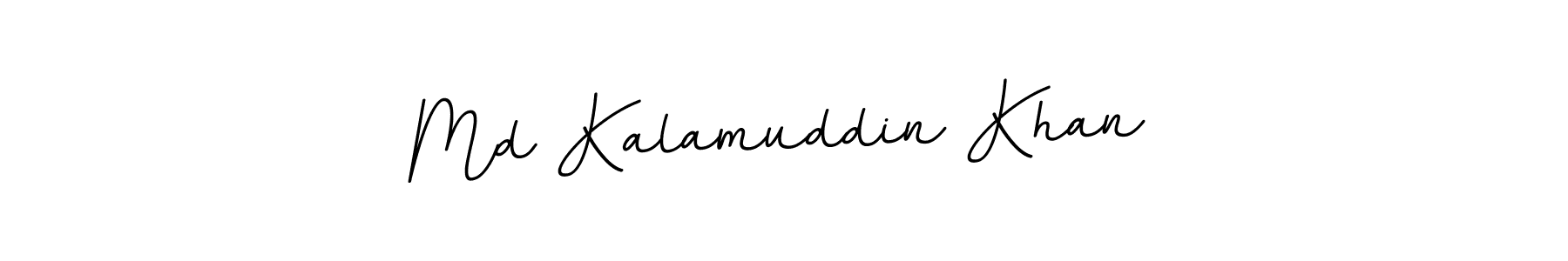 Design your own signature with our free online signature maker. With this signature software, you can create a handwritten (BallpointsItalic-DORy9) signature for name Md Kalamuddin Khan. Md Kalamuddin Khan signature style 11 images and pictures png