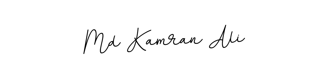 Use a signature maker to create a handwritten signature online. With this signature software, you can design (BallpointsItalic-DORy9) your own signature for name Md Kamran Ali. Md Kamran Ali signature style 11 images and pictures png