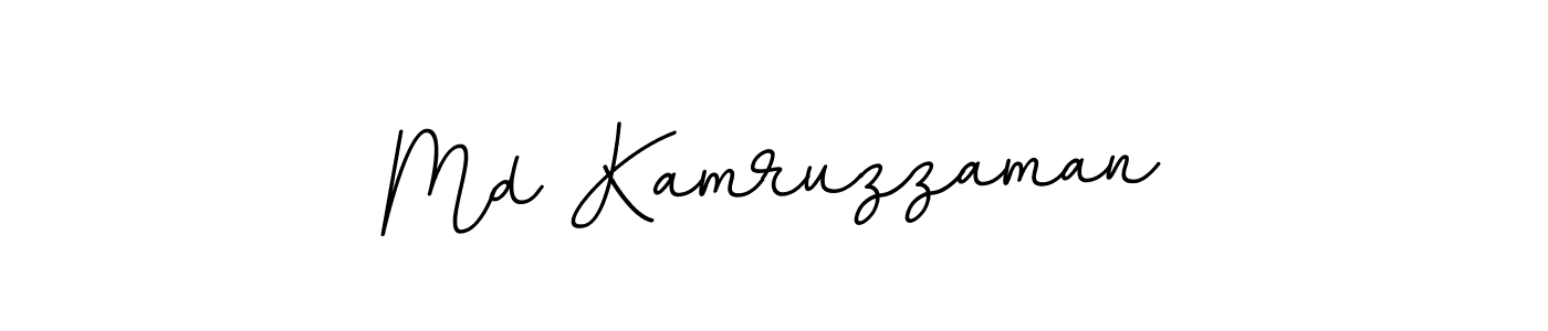 Make a beautiful signature design for name Md Kamruzzaman. With this signature (BallpointsItalic-DORy9) style, you can create a handwritten signature for free. Md Kamruzzaman signature style 11 images and pictures png