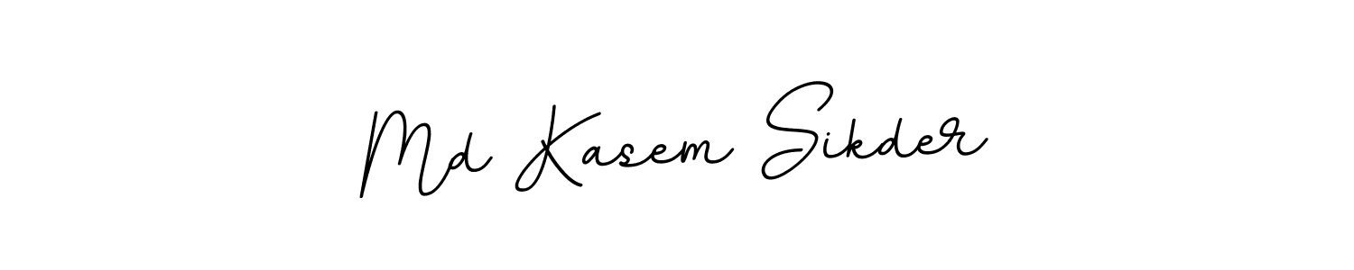 Design your own signature with our free online signature maker. With this signature software, you can create a handwritten (BallpointsItalic-DORy9) signature for name Md Kasem Sikder. Md Kasem Sikder signature style 11 images and pictures png