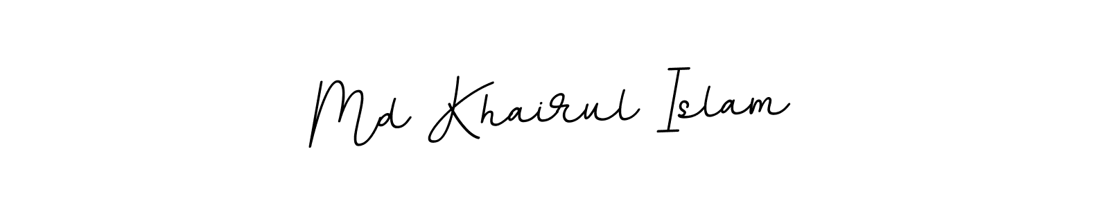 Make a beautiful signature design for name Md Khairul Islam. With this signature (BallpointsItalic-DORy9) style, you can create a handwritten signature for free. Md Khairul Islam signature style 11 images and pictures png