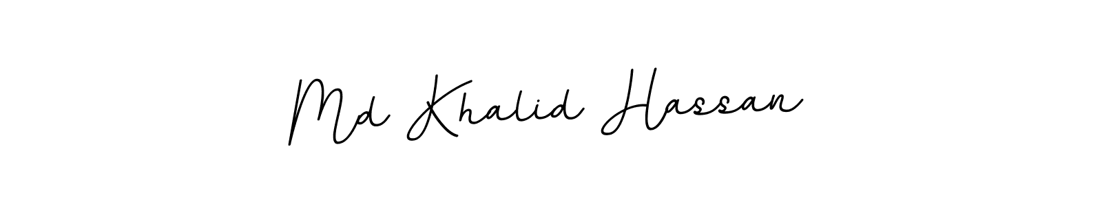 How to make Md Khalid Hassan signature? BallpointsItalic-DORy9 is a professional autograph style. Create handwritten signature for Md Khalid Hassan name. Md Khalid Hassan signature style 11 images and pictures png