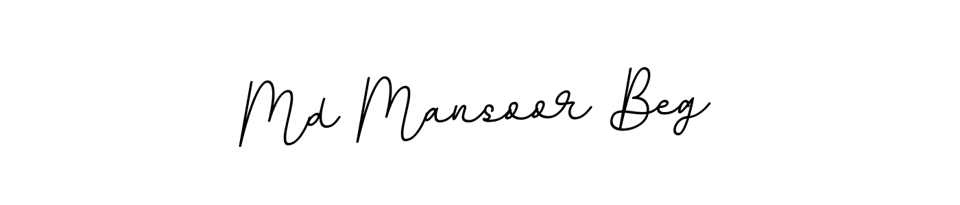 Create a beautiful signature design for name Md Mansoor Beg. With this signature (BallpointsItalic-DORy9) fonts, you can make a handwritten signature for free. Md Mansoor Beg signature style 11 images and pictures png