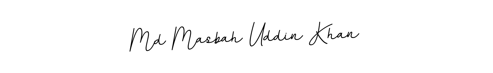 Create a beautiful signature design for name Md Masbah Uddin Khan. With this signature (BallpointsItalic-DORy9) fonts, you can make a handwritten signature for free. Md Masbah Uddin Khan signature style 11 images and pictures png