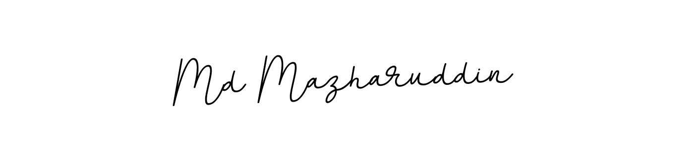 The best way (BallpointsItalic-DORy9) to make a short signature is to pick only two or three words in your name. The name Md Mazharuddin include a total of six letters. For converting this name. Md Mazharuddin signature style 11 images and pictures png