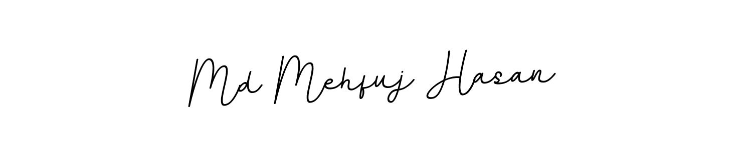 Design your own signature with our free online signature maker. With this signature software, you can create a handwritten (BallpointsItalic-DORy9) signature for name Md Mehfuj Hasan. Md Mehfuj Hasan signature style 11 images and pictures png