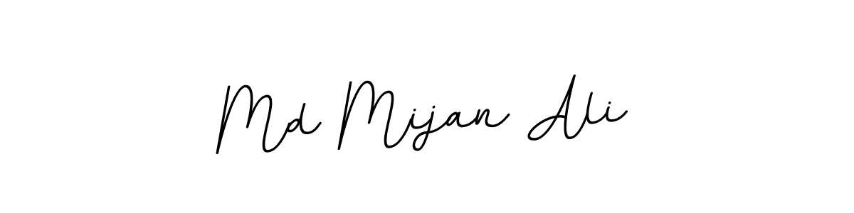 Make a beautiful signature design for name Md Mijan Ali. With this signature (BallpointsItalic-DORy9) style, you can create a handwritten signature for free. Md Mijan Ali signature style 11 images and pictures png