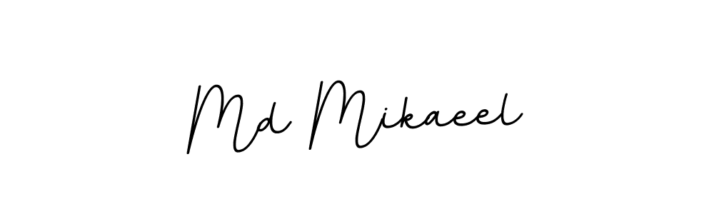 Make a beautiful signature design for name Md Mikaeel. With this signature (BallpointsItalic-DORy9) style, you can create a handwritten signature for free. Md Mikaeel signature style 11 images and pictures png