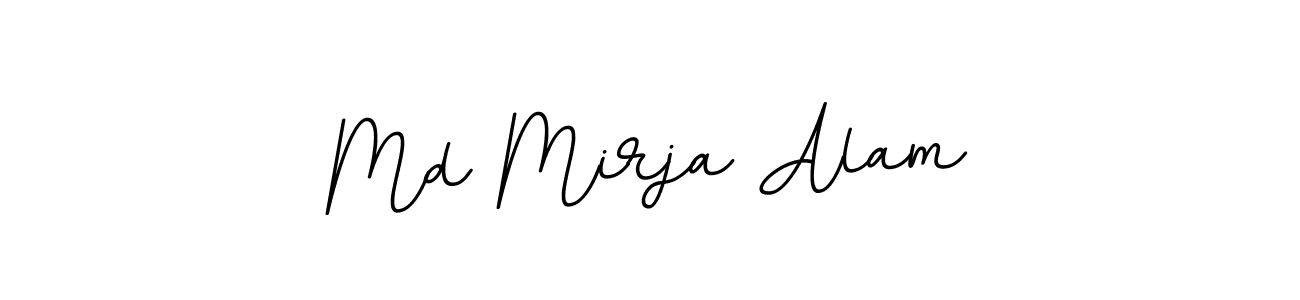 This is the best signature style for the Md Mirja Alam name. Also you like these signature font (BallpointsItalic-DORy9). Mix name signature. Md Mirja Alam signature style 11 images and pictures png