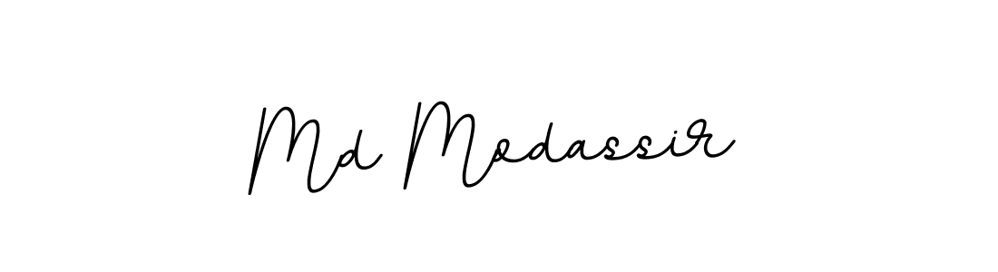 Create a beautiful signature design for name Md Modassir. With this signature (BallpointsItalic-DORy9) fonts, you can make a handwritten signature for free. Md Modassir signature style 11 images and pictures png