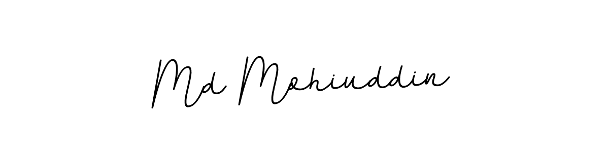 Create a beautiful signature design for name Md Mohiuddin. With this signature (BallpointsItalic-DORy9) fonts, you can make a handwritten signature for free. Md Mohiuddin signature style 11 images and pictures png