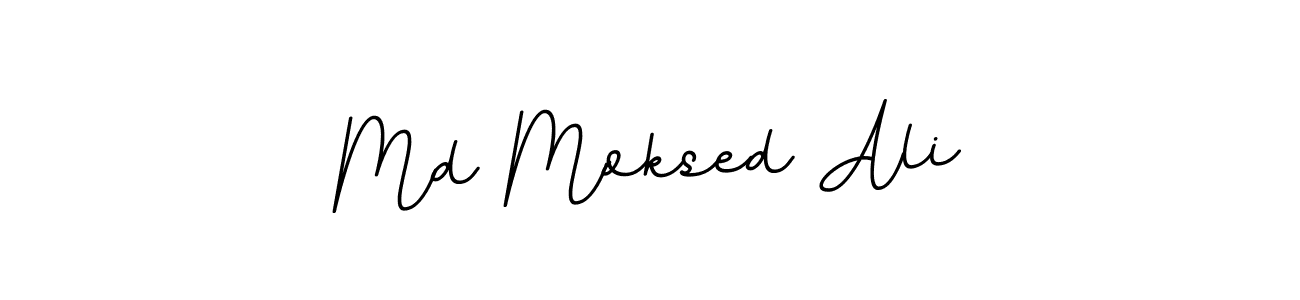 The best way (BallpointsItalic-DORy9) to make a short signature is to pick only two or three words in your name. The name Md Moksed Ali include a total of six letters. For converting this name. Md Moksed Ali signature style 11 images and pictures png