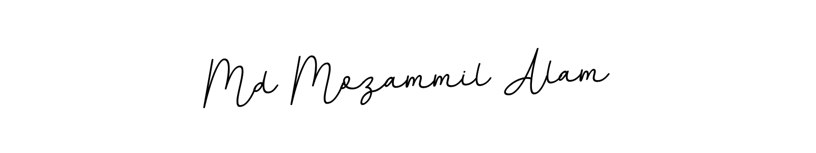 Create a beautiful signature design for name Md Mozammil Alam. With this signature (BallpointsItalic-DORy9) fonts, you can make a handwritten signature for free. Md Mozammil Alam signature style 11 images and pictures png