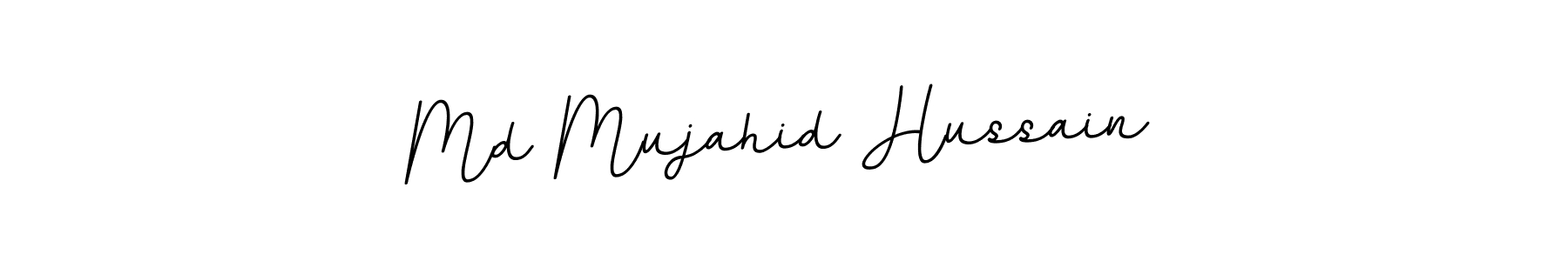 Md Mujahid Hussain stylish signature style. Best Handwritten Sign (BallpointsItalic-DORy9) for my name. Handwritten Signature Collection Ideas for my name Md Mujahid Hussain. Md Mujahid Hussain signature style 11 images and pictures png