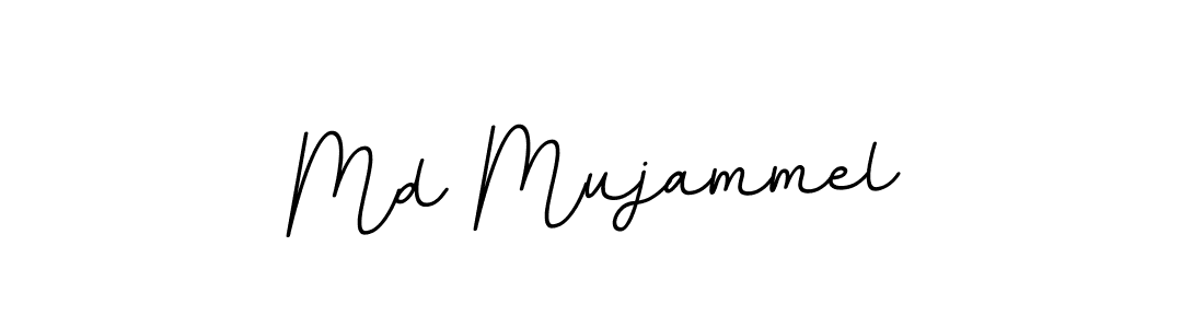 How to make Md Mujammel name signature. Use BallpointsItalic-DORy9 style for creating short signs online. This is the latest handwritten sign. Md Mujammel signature style 11 images and pictures png