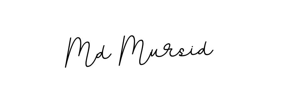 Design your own signature with our free online signature maker. With this signature software, you can create a handwritten (BallpointsItalic-DORy9) signature for name Md Mursid. Md Mursid signature style 11 images and pictures png