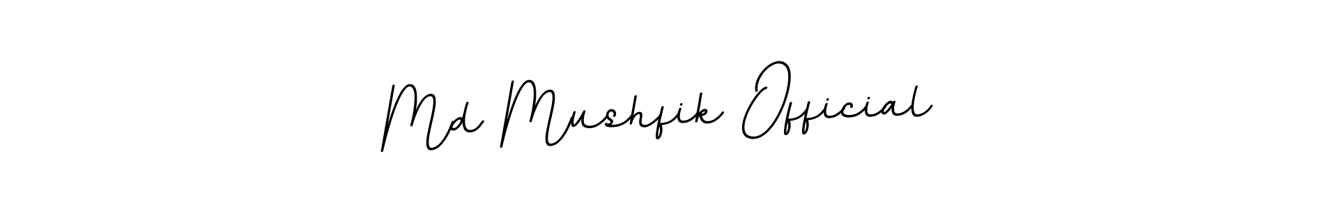 You can use this online signature creator to create a handwritten signature for the name Md Mushfik Official. This is the best online autograph maker. Md Mushfik Official signature style 11 images and pictures png