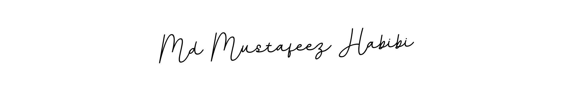 This is the best signature style for the Md Mustafeez Habibi name. Also you like these signature font (BallpointsItalic-DORy9). Mix name signature. Md Mustafeez Habibi signature style 11 images and pictures png
