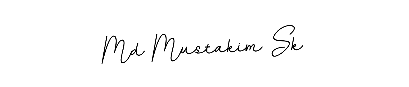 Create a beautiful signature design for name Md Mustakim Sk. With this signature (BallpointsItalic-DORy9) fonts, you can make a handwritten signature for free. Md Mustakim Sk signature style 11 images and pictures png