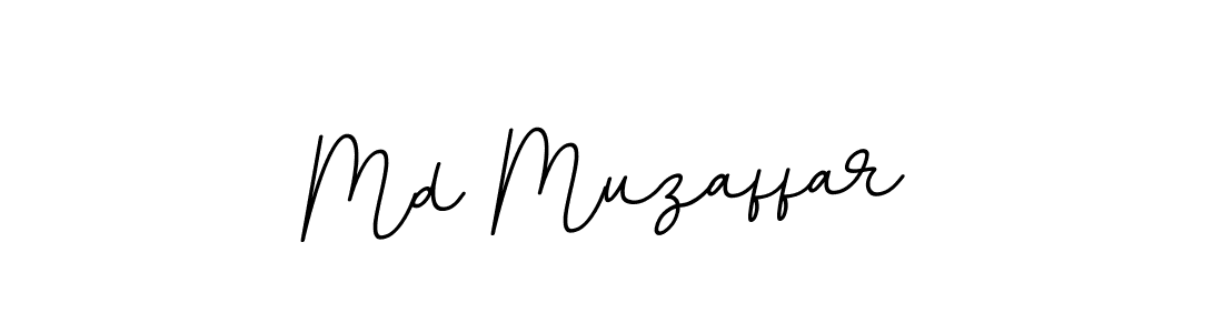 Create a beautiful signature design for name Md Muzaffar. With this signature (BallpointsItalic-DORy9) fonts, you can make a handwritten signature for free. Md Muzaffar signature style 11 images and pictures png