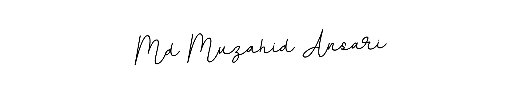 Md Muzahid Ansari stylish signature style. Best Handwritten Sign (BallpointsItalic-DORy9) for my name. Handwritten Signature Collection Ideas for my name Md Muzahid Ansari. Md Muzahid Ansari signature style 11 images and pictures png