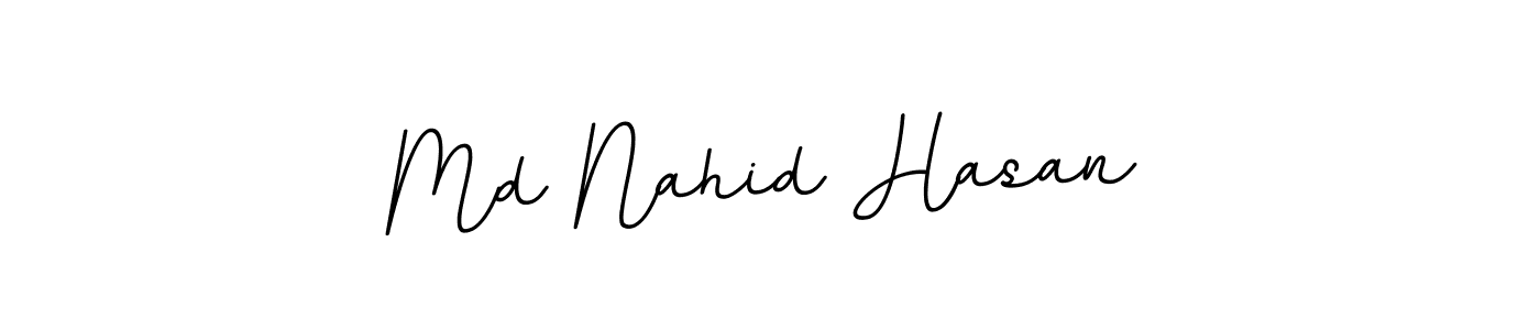 Md Nahid Hasan stylish signature style. Best Handwritten Sign (BallpointsItalic-DORy9) for my name. Handwritten Signature Collection Ideas for my name Md Nahid Hasan. Md Nahid Hasan signature style 11 images and pictures png