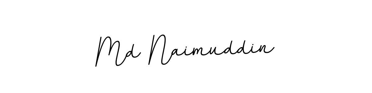Make a beautiful signature design for name Md Naimuddin. With this signature (BallpointsItalic-DORy9) style, you can create a handwritten signature for free. Md Naimuddin signature style 11 images and pictures png