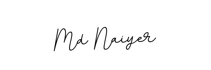 Make a beautiful signature design for name Md Naiyer. With this signature (BallpointsItalic-DORy9) style, you can create a handwritten signature for free. Md Naiyer signature style 11 images and pictures png