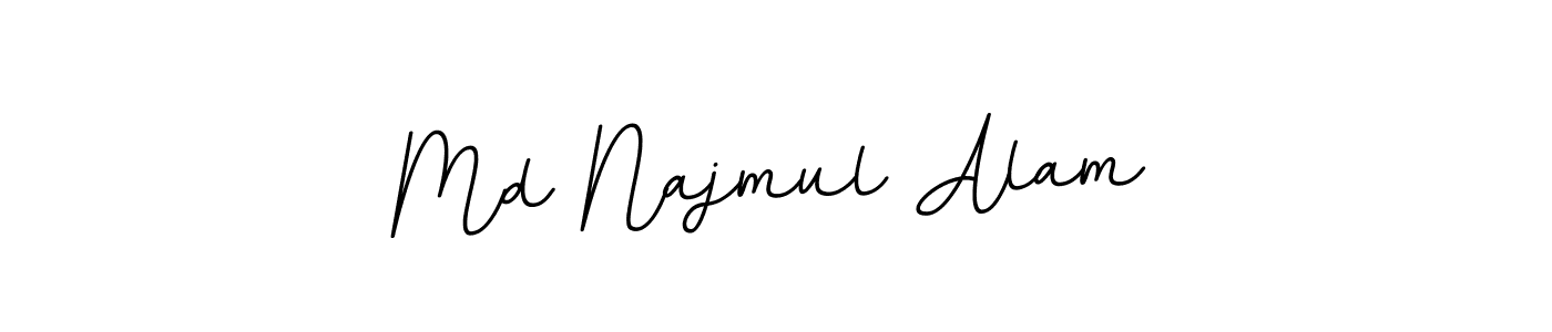 The best way (BallpointsItalic-DORy9) to make a short signature is to pick only two or three words in your name. The name Md Najmul Alam include a total of six letters. For converting this name. Md Najmul Alam signature style 11 images and pictures png