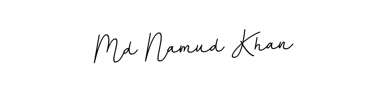 How to make Md Namud Khan name signature. Use BallpointsItalic-DORy9 style for creating short signs online. This is the latest handwritten sign. Md Namud Khan signature style 11 images and pictures png
