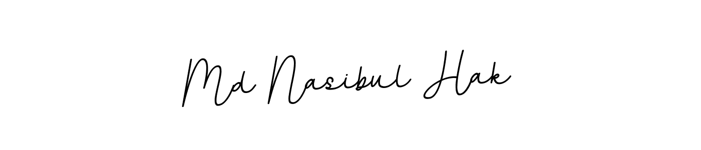 Design your own signature with our free online signature maker. With this signature software, you can create a handwritten (BallpointsItalic-DORy9) signature for name Md Nasibul Hak. Md Nasibul Hak signature style 11 images and pictures png