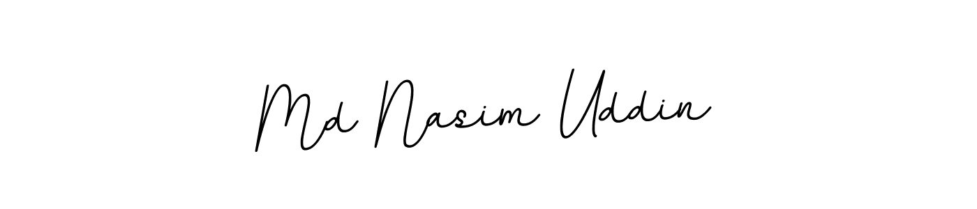 BallpointsItalic-DORy9 is a professional signature style that is perfect for those who want to add a touch of class to their signature. It is also a great choice for those who want to make their signature more unique. Get Md Nasim Uddin name to fancy signature for free. Md Nasim Uddin signature style 11 images and pictures png