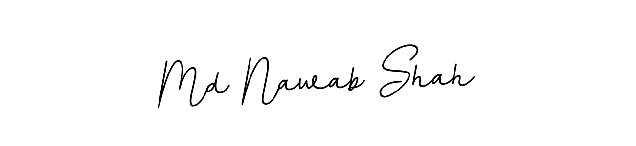 if you are searching for the best signature style for your name Md Nawab Shah. so please give up your signature search. here we have designed multiple signature styles  using BallpointsItalic-DORy9. Md Nawab Shah signature style 11 images and pictures png