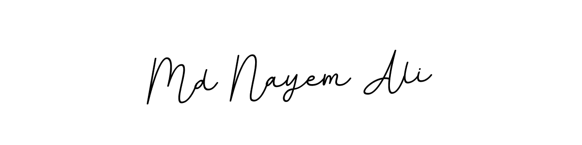 Create a beautiful signature design for name Md Nayem Ali. With this signature (BallpointsItalic-DORy9) fonts, you can make a handwritten signature for free. Md Nayem Ali signature style 11 images and pictures png