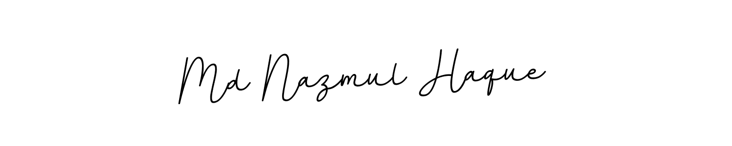 Create a beautiful signature design for name Md Nazmul Haque. With this signature (BallpointsItalic-DORy9) fonts, you can make a handwritten signature for free. Md Nazmul Haque signature style 11 images and pictures png