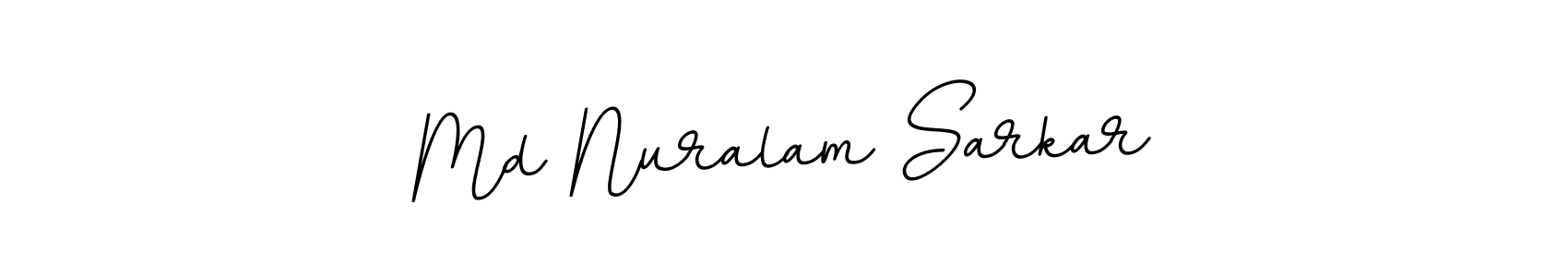 Design your own signature with our free online signature maker. With this signature software, you can create a handwritten (BallpointsItalic-DORy9) signature for name Md Nuralam Sarkar. Md Nuralam Sarkar signature style 11 images and pictures png