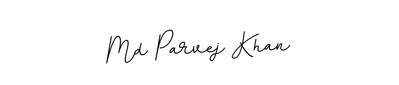 You should practise on your own different ways (BallpointsItalic-DORy9) to write your name (Md Parvej Khan) in signature. don't let someone else do it for you. Md Parvej Khan signature style 11 images and pictures png