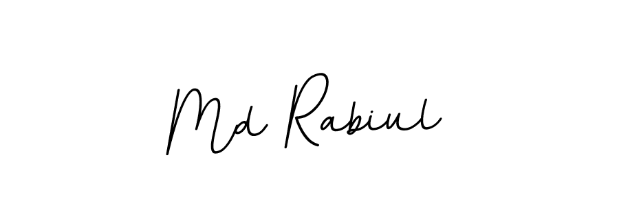 Make a beautiful signature design for name Md Rabiul. With this signature (BallpointsItalic-DORy9) style, you can create a handwritten signature for free. Md Rabiul signature style 11 images and pictures png