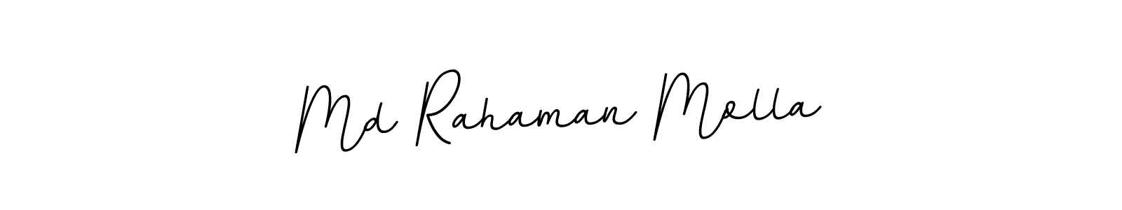 Make a beautiful signature design for name Md Rahaman Molla. With this signature (BallpointsItalic-DORy9) style, you can create a handwritten signature for free. Md Rahaman Molla signature style 11 images and pictures png