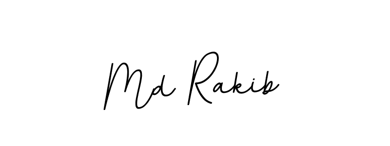 How to make Md Rakib name signature. Use BallpointsItalic-DORy9 style for creating short signs online. This is the latest handwritten sign. Md Rakib signature style 11 images and pictures png