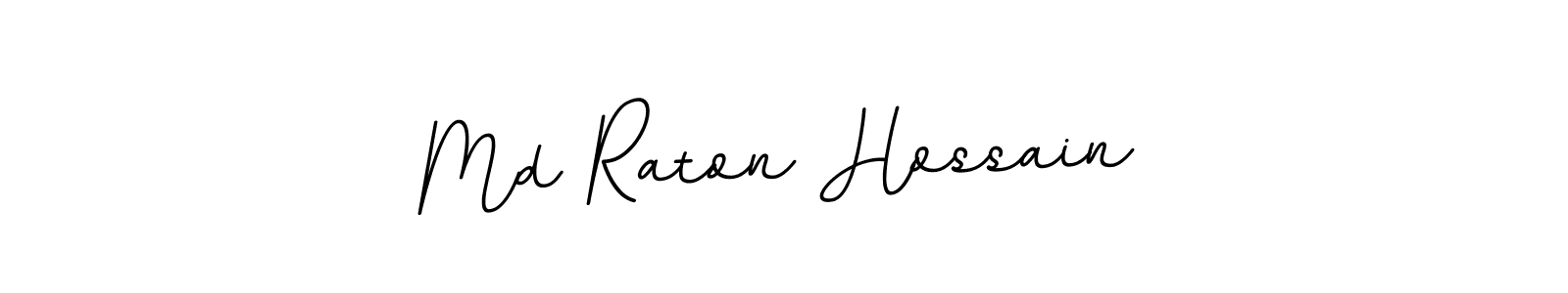 Create a beautiful signature design for name Md Raton Hossain. With this signature (BallpointsItalic-DORy9) fonts, you can make a handwritten signature for free. Md Raton Hossain signature style 11 images and pictures png